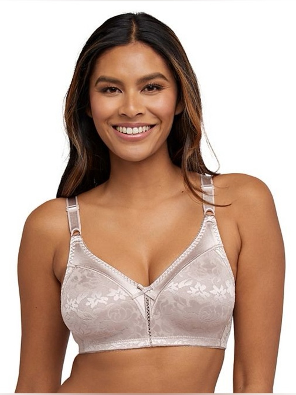 Bali Double Support Lace Full-Figure Wireless Bra